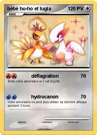 Pokemon bébé ho-ho et lugia
