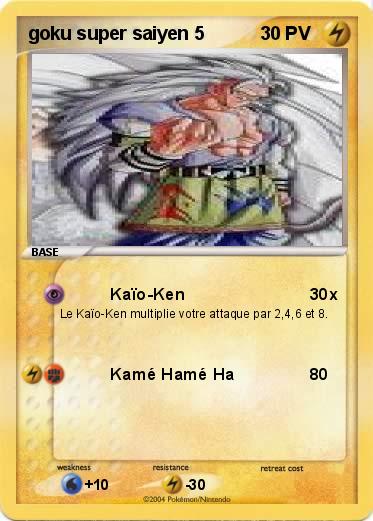 Pokemon goku super saiyen 5