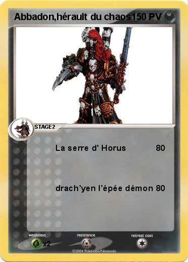 Pokemon Abbadon,hérault du chaos