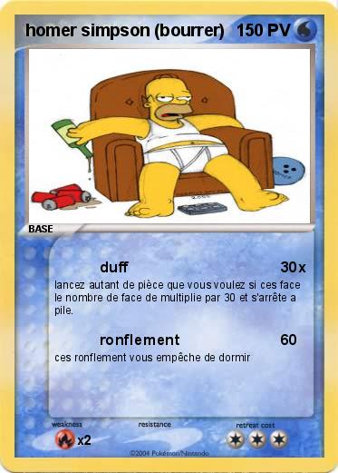 Pokemon homer simpson (bourrer)