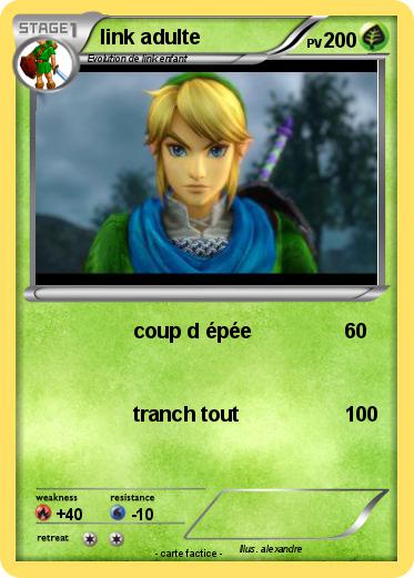 Pokemon link adulte