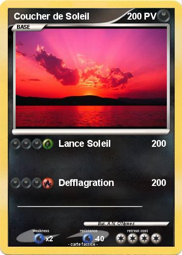 Pokemon Coucher de Soleil