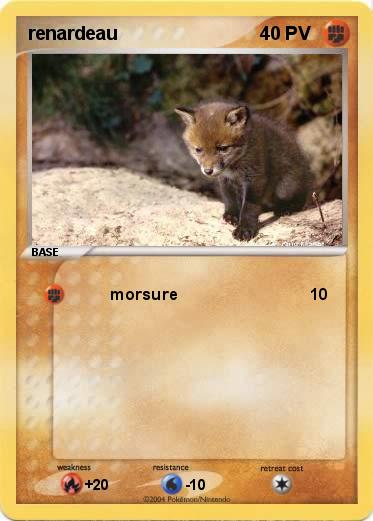Pokemon renardeau