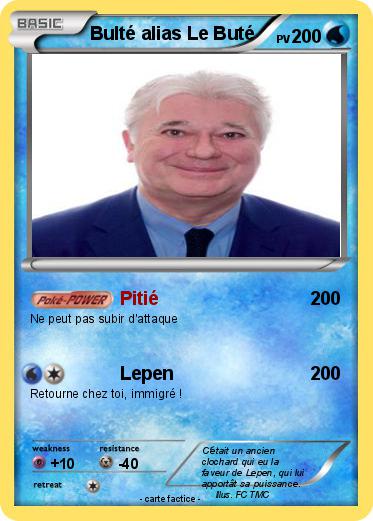 Pokemon Bulté alias Le Buté