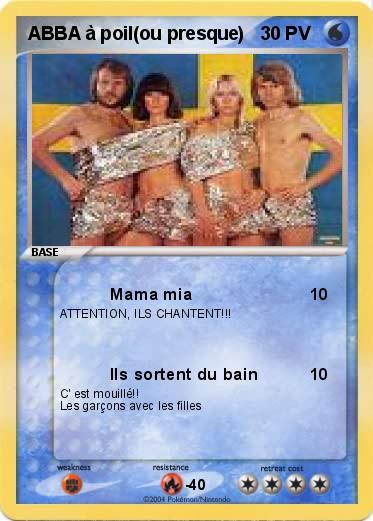 Pokemon ABBA à poil(ou presque)