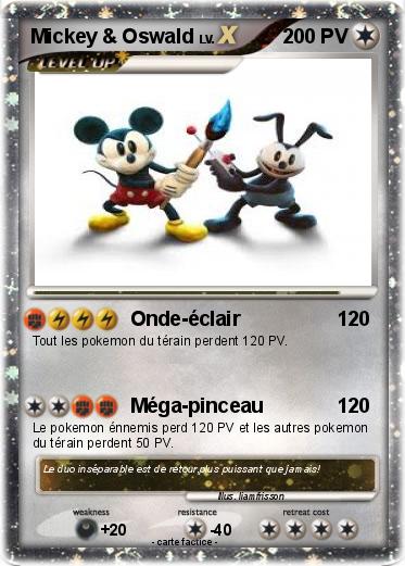 Pokemon Mickey & Oswald