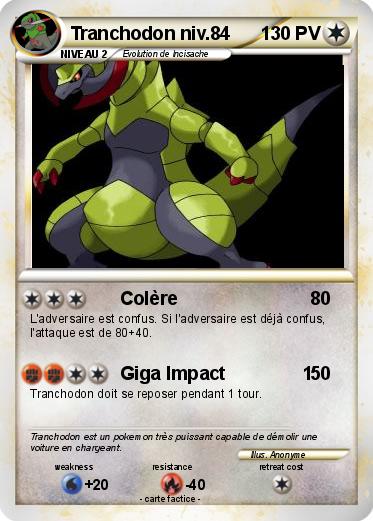 Pokemon Tranchodon niv.84