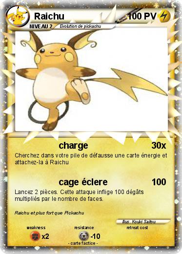 Pokemon Raichu