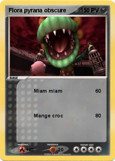 Pokemon Flora pyrana obscure