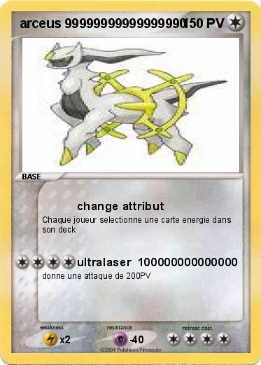 Pokemon arceus 99999999999999990