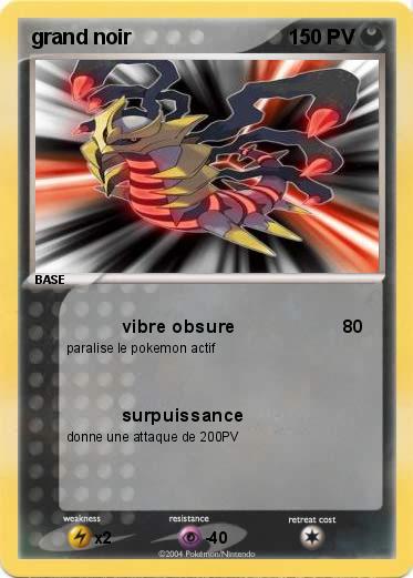 Pokemon grand noir