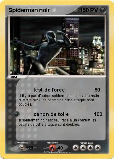 Pokemon Spiderman noir