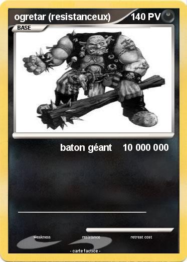 Pokemon ogretar (resistanceux)