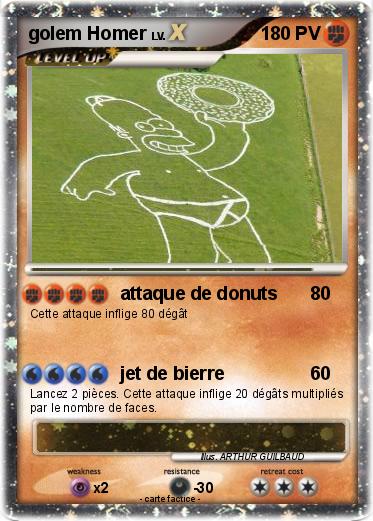 Pokemon golem Homer