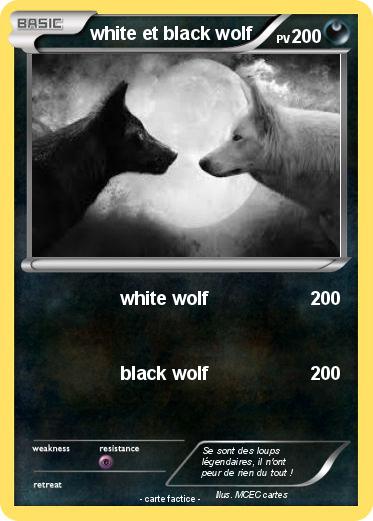 Pokemon white et black wolf