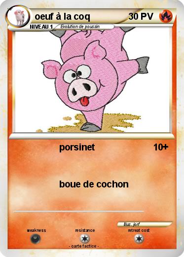 Pokemon oeuf à la coq