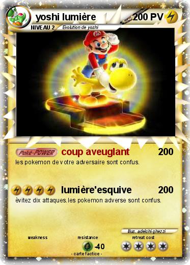 Pokemon yoshi lumière