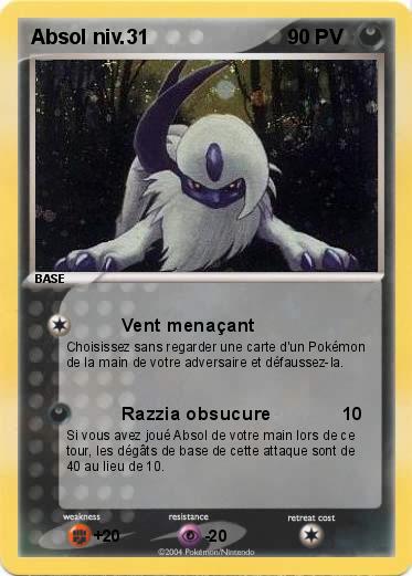 Pokemon Absol niv.31