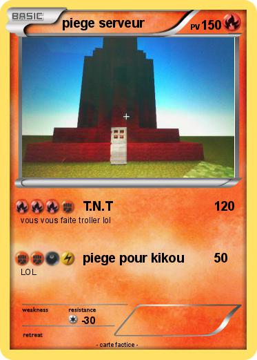 Pokemon piege serveur