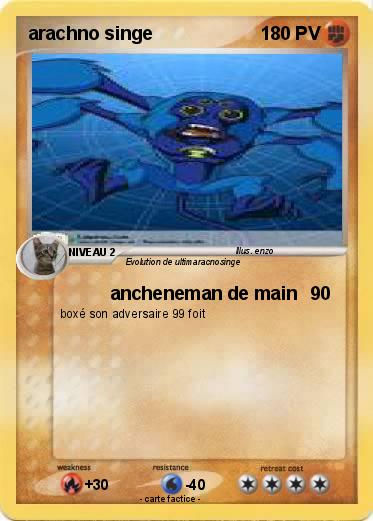 Pokemon arachno singe