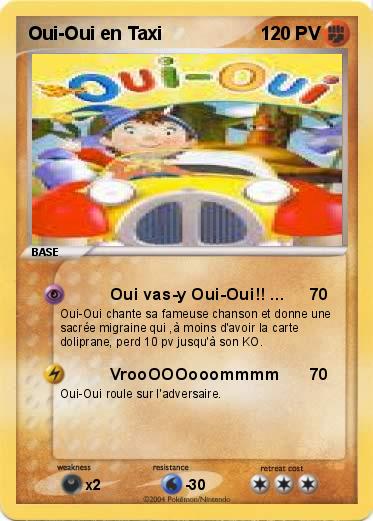 Pokemon Oui-Oui en Taxi