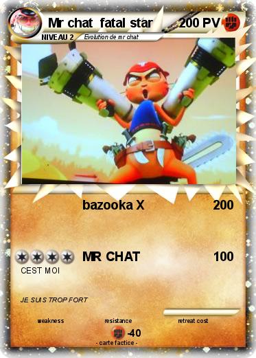 Pokemon Mr chat  fatal star