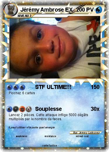 Pokemon Jérémy Ambrose EX