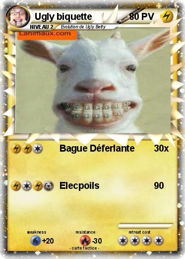 Pokemon Ugly biquette