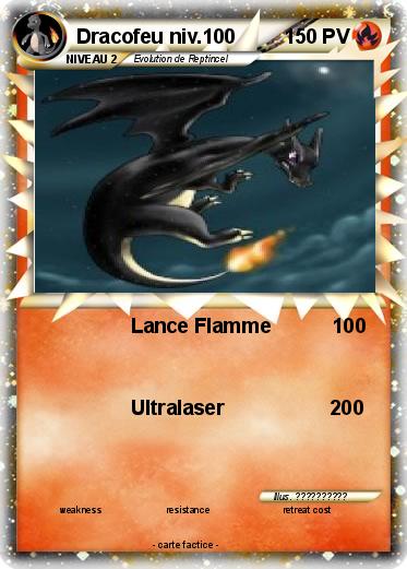 Pokemon Dracofeu niv.100