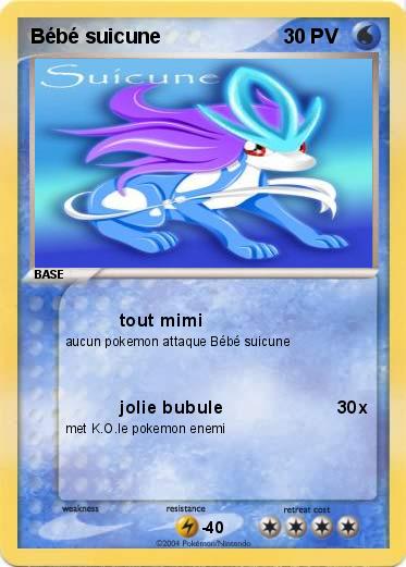 Pokemon Bébé suicune