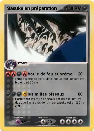Pokemon Sasuke en préparation