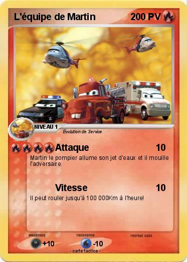 Pokemon L'équipe de Martin
