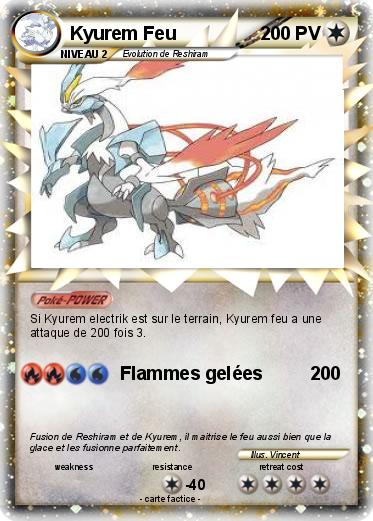 Pokemon Kyurem Feu