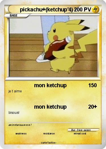 Pokemon pickachu+(ketchup'4)