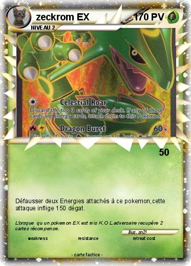 Pokemon zeckrom EX