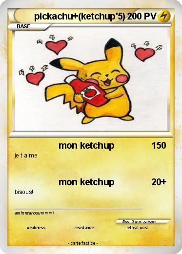Pokemon pickachu+(ketchup'5)