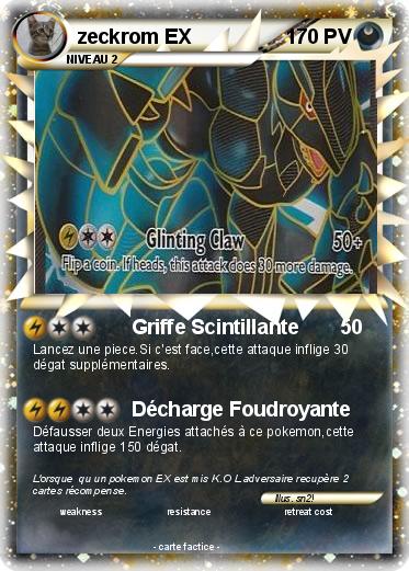 Pokemon zeckrom EX