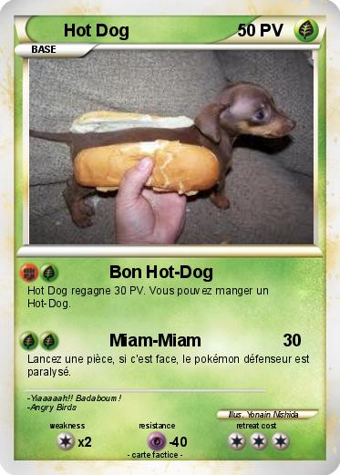 Pokemon Hot Dog