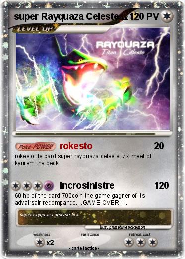 Pokemon super Rayquaza Celeste