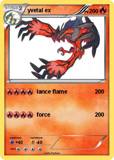 Pokemon yvetal ex