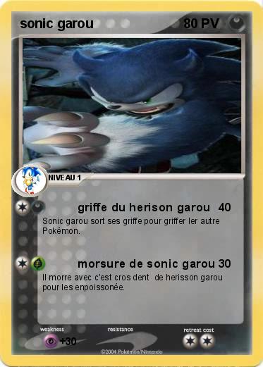 Pokemon sonic garou