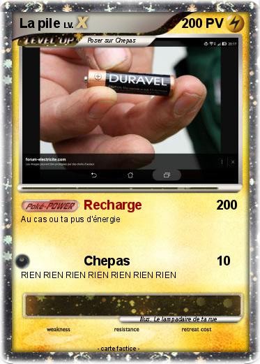 Pokemon La pile