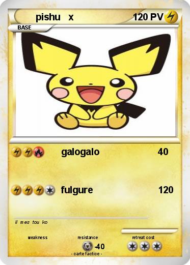 Pokemon pishu   x