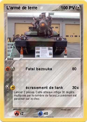 Pokemon L'armé de terre
