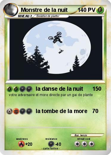 Pokemon Monstre de la nuit