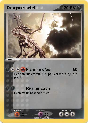 Pokemon Dragon skelet