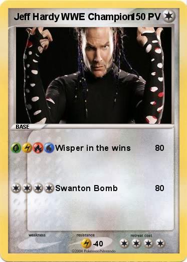 Pokemon Jeff Hardy WWE Champion