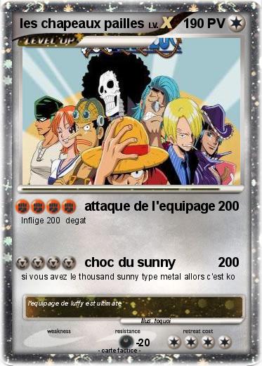 Pokemon les chapeaux pailles