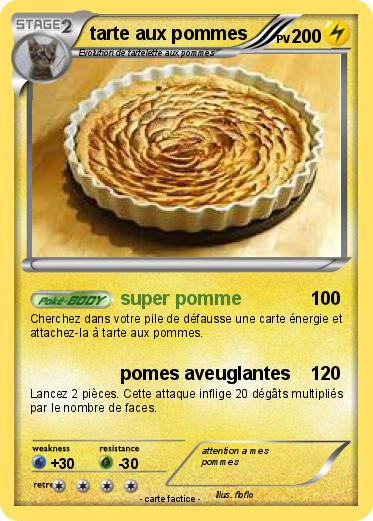 Pokemon tarte aux pommes