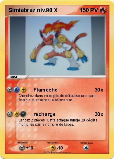 Pokemon Simiabraz niv.90 X